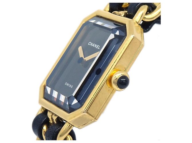 Chanel Premiere Rock Quartz Plattiertes Metall und Leder 20 - Ansicht 3