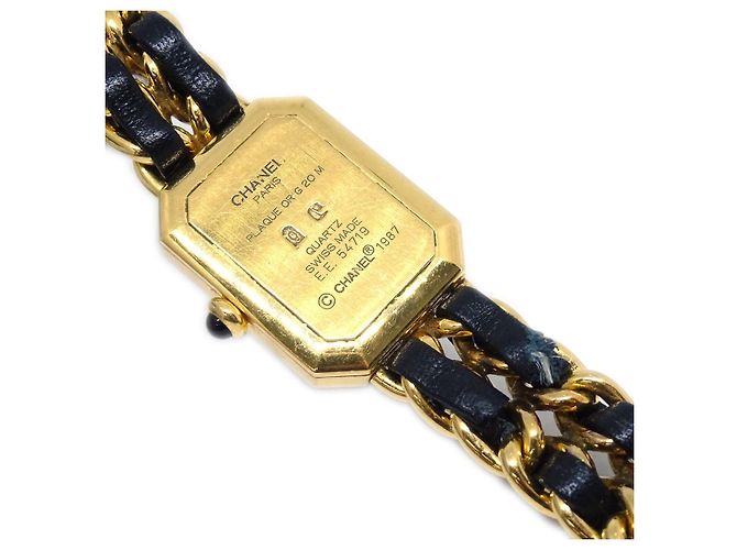 Chanel Premiere Rock Quartz Plattiertes Metall und Leder 20 - Ansicht 4