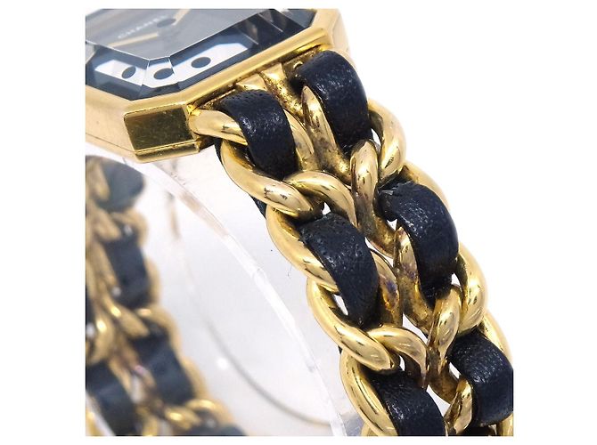 Chanel Premiere Rock Quartz Plattiertes Metall und Leder 20 - Ansicht 5
