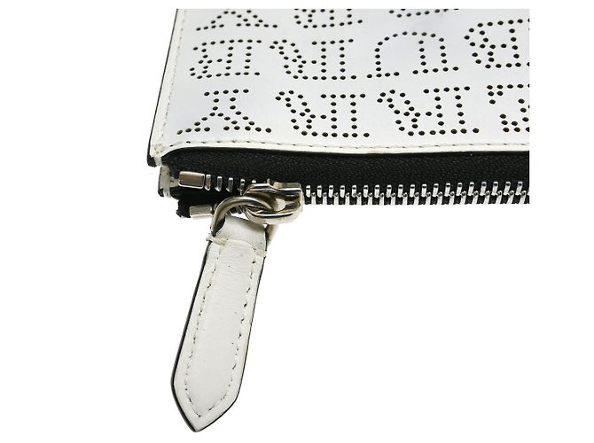 Clutch com zíper Burberry em couro - vista 7