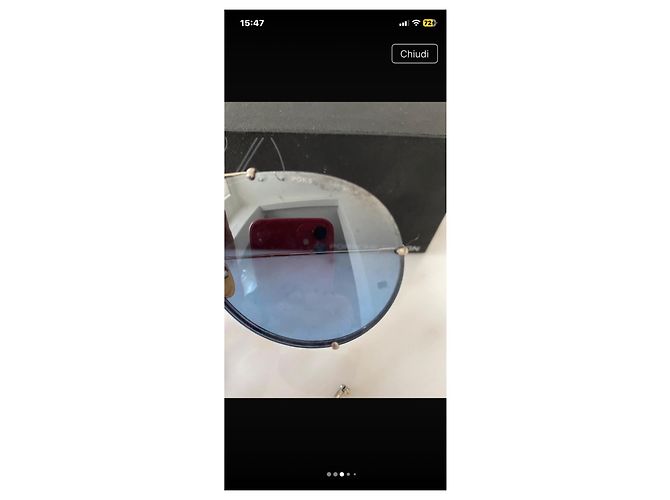 Autre Marque Occhiali da sole Porsche Design Lenti Blu - vista 3