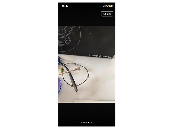 Autre Marque Occhiali da sole Porsche Design Lenti Blu - vista 6