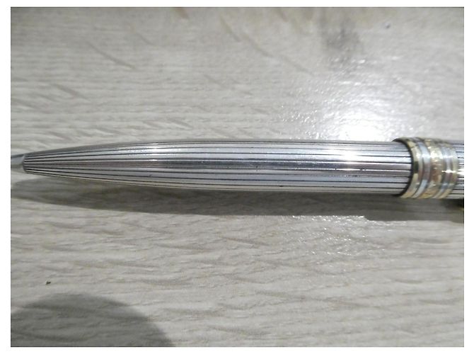 Montblanc Kugelschreiber 925 Silber und Gold - Ansicht 3