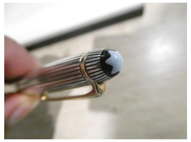 Montblanc Kugelschreiber 925 Silber und Gold - Ansicht 5