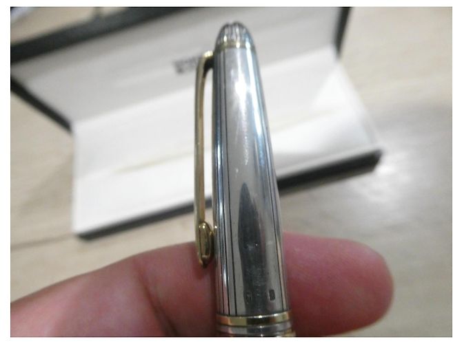 Montblanc Kugelschreiber 925 Silber und Gold - Ansicht 7