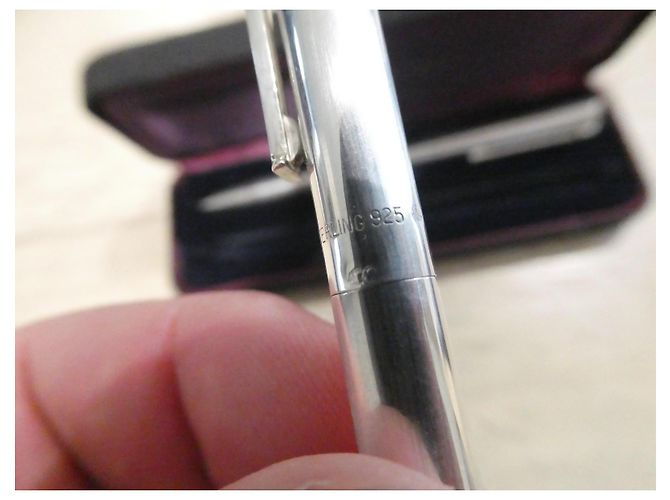Tiffany & Co. Sterling Silver Mechanical Pencil and Ballpoint Pen Set - view 4