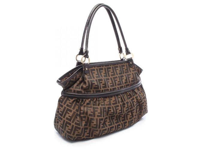 Fendi Chef Tasche Zucca Schulterhandtasche - Ansicht 2