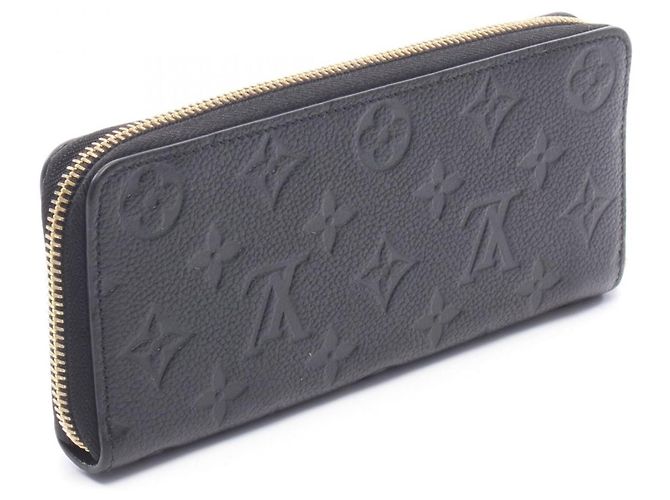 Louis Vuitton Portefeuille Clemence Monogram Empreinte Noir Long Wallet - vista 2