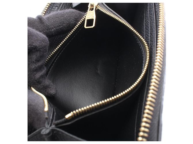 Louis Vuitton Portefeuille Clemence Monogram Empreinte Noir Long Wallet - vista 6