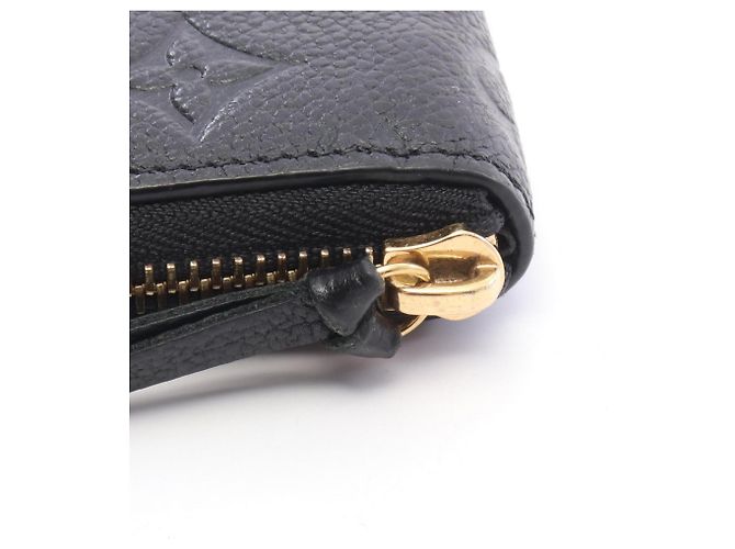 Louis Vuitton Portefeuille Clemence Monogram Empreinte Noir Long Wallet - vista 7