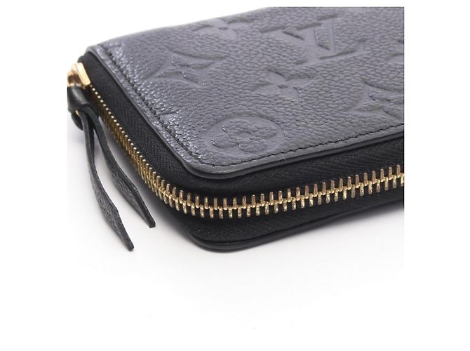 Louis Vuitton Portefeuille Clemence Monogram Empreinte Noir Long Wallet - vista 8