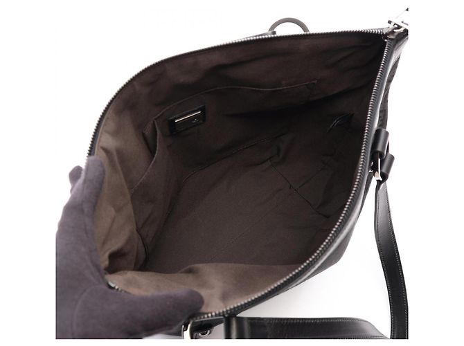 Borsa a mano Fendi Zucchino Black - vista 3