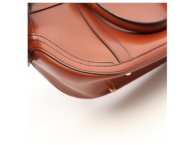 Bolso 2-Way de cuero marrón Burberry - vista 12