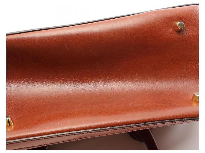 Bolso 2-Way de cuero marrón Burberry - vista 14