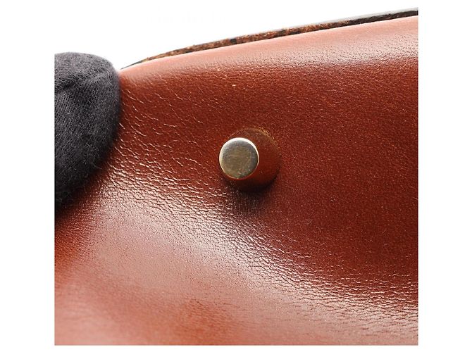 Bolso 2-Way de cuero marrón Burberry - vista 15