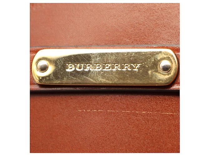 Bolso 2-Way de cuero marrón Burberry - vista 17