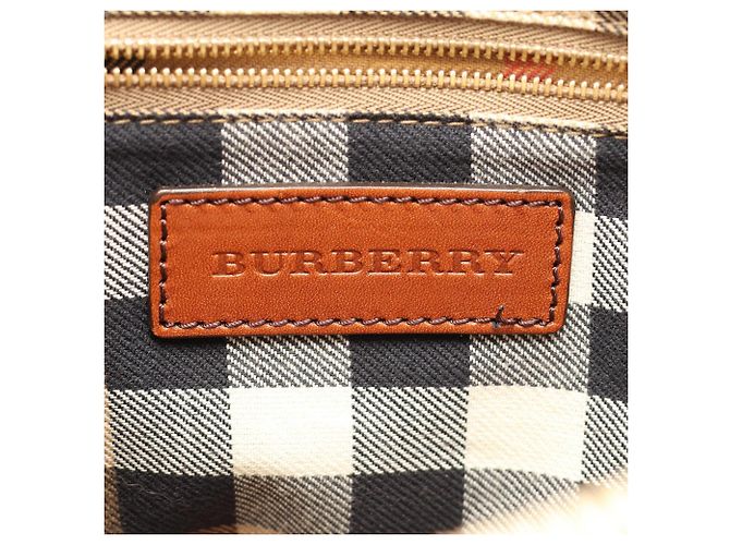 Bolso 2-Way de cuero marrón Burberry - vista 4