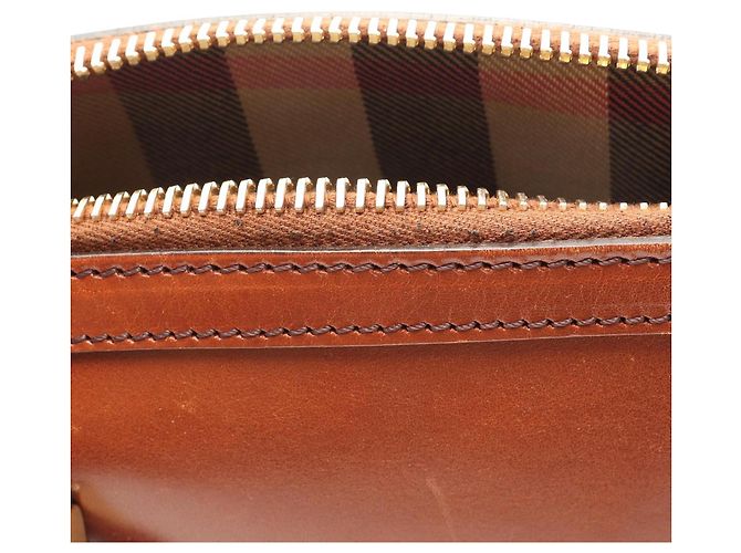 Bolso 2-Way de cuero marrón Burberry - vista 6