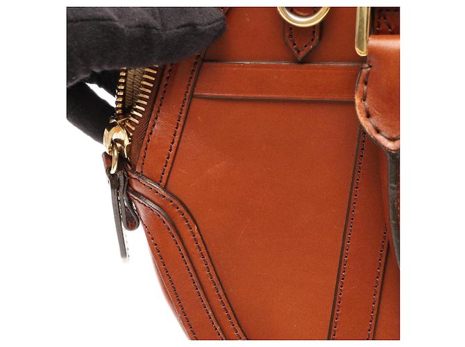 Bolso 2-Way de cuero marrón Burberry - vista 9