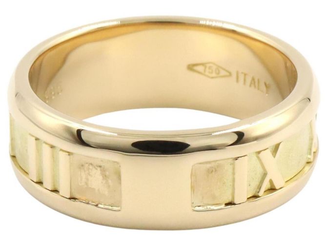 Autre Marque Tiffany & Co. Atlas Ring aus 18K Gelbgold - Ansicht 3