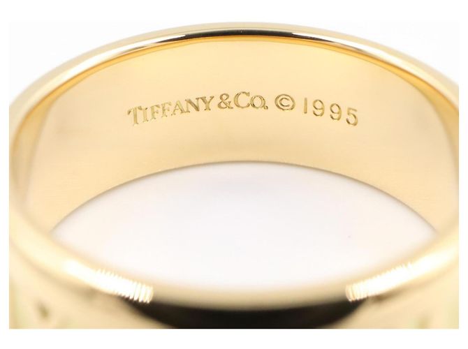Autre Marque Tiffany & Co. Atlas Ring aus 18K Gelbgold - Ansicht 4