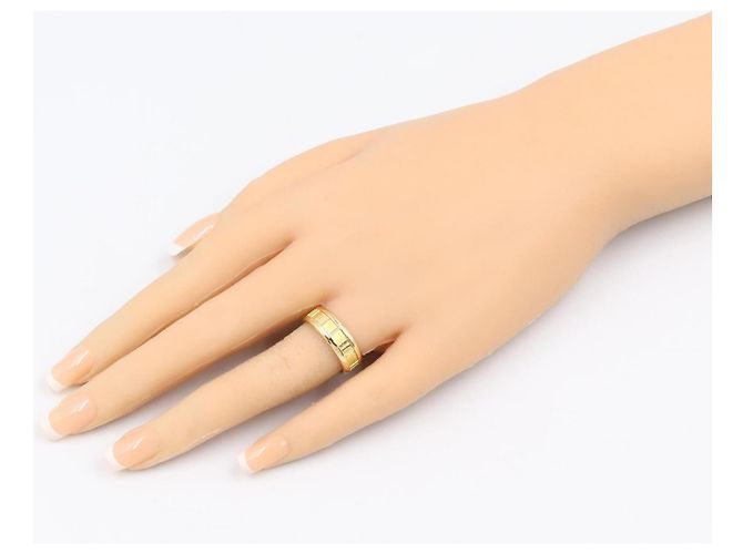 Autre Marque Tiffany & Co. Atlas Ring aus 18K Gelbgold - Ansicht 8