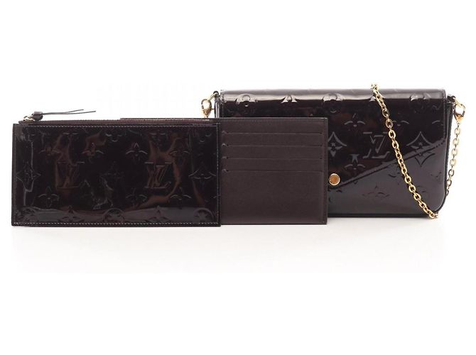 Louis Vuitton Amarante Vernis Pochette Felicie - vista 6