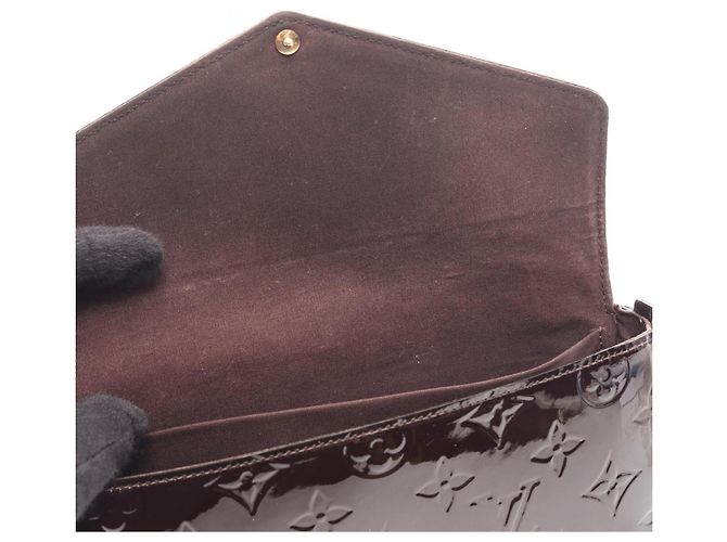 Louis Vuitton Amarante Vernis Pochette Felicie - vista 7