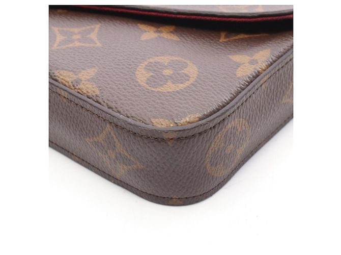 Borsa a tracolla Louis Vuitton Pochette Felicie Monogram Fuchsia - vista 7
