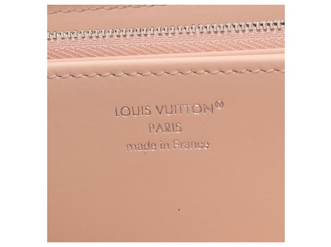 Zippy Cartera larga Louis Vuitton de piel Mahina rosa - vista 4