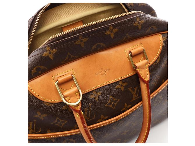 Borsa a mano Louis Vuitton Deauville Bowling Vanity - vista 7
