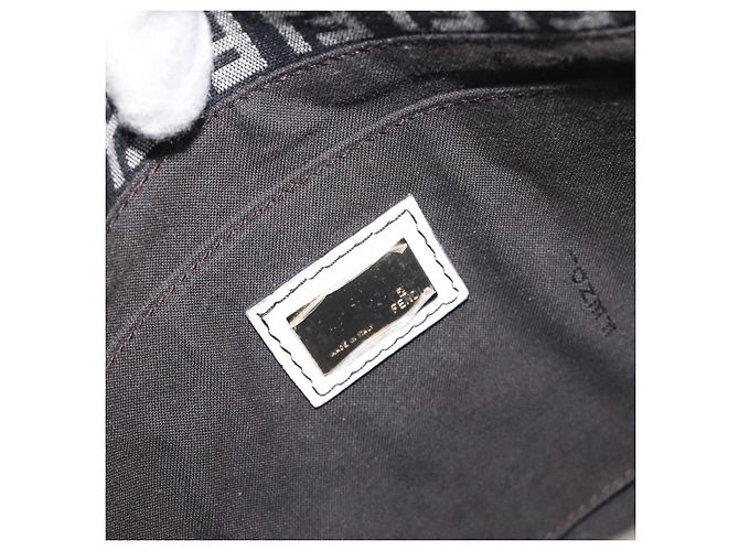Fendi Vintage Flap Zucchino Canvas Small - vista 6