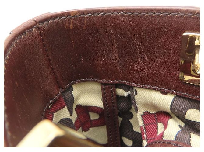 Borsa Tote Gucci Guccissima Horsebit - vista 10