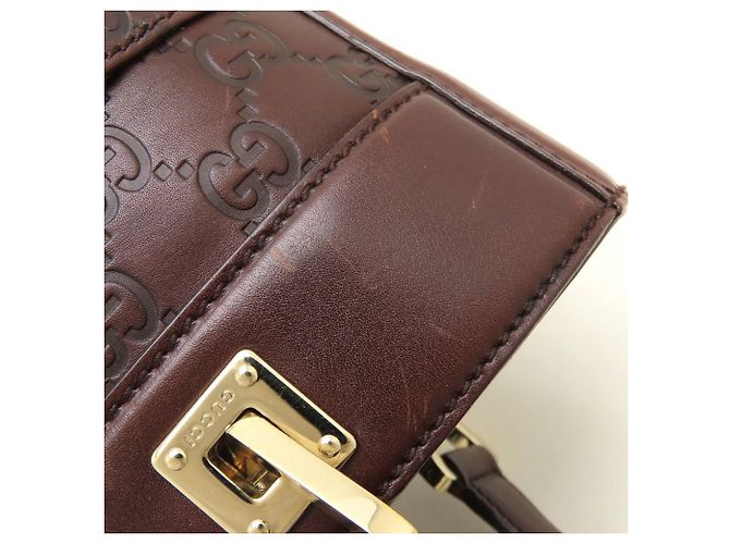 Borsa Tote Gucci Guccissima Horsebit - vista 18