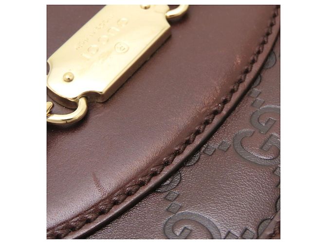 Borsa Tote Gucci Guccissima Horsebit - vista 21