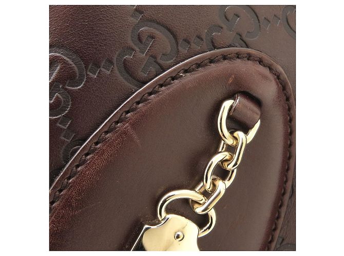 Borsa Tote Gucci Guccissima Horsebit - vista 22