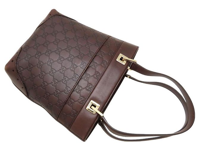 Borsa Tote Gucci Guccissima Horsebit - vista 5
