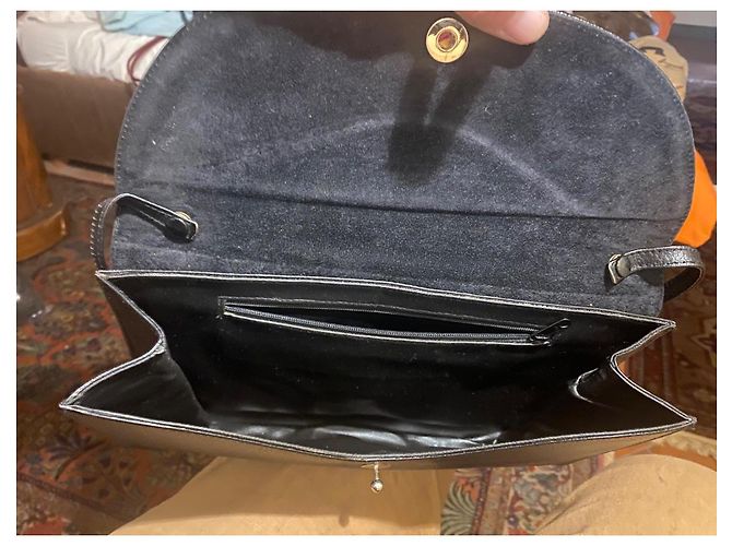 Bottega Veneta Borsa a tracolla in pelle nera - vista 2