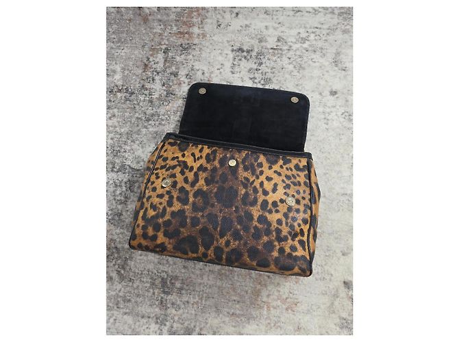 Magnifique sac à main Dolce & Gabbana léopard Sicily - vue 10