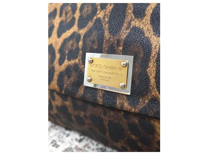 Magnifique sac à main Dolce & Gabbana léopard Sicily - vue 2