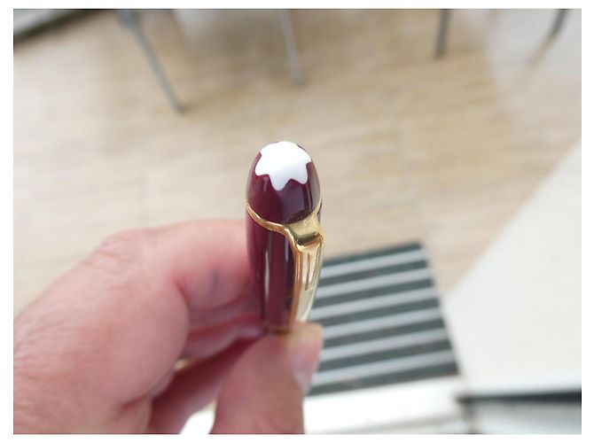 Montblanc Meisterstück Classique Stylo Bille Bordeaux et Or - vue 8