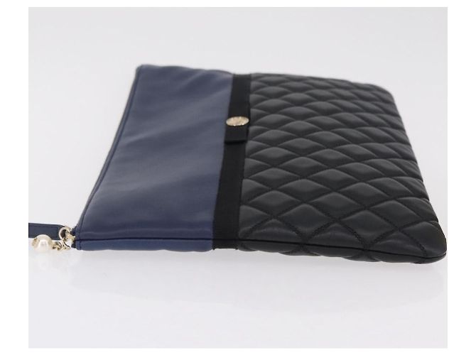 Chanel Bicolor Boy O Case Clutch Lambskin Large - Ansicht 4