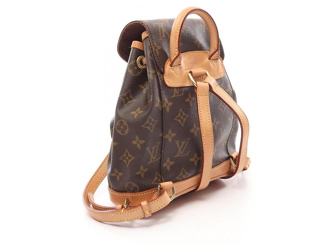 Zaino/Borsa Louis Vuitton Mini Montsouris Brown - vista 2