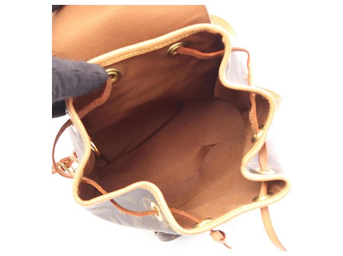 Zaino/Borsa Louis Vuitton Mini Montsouris Brown - vista 3