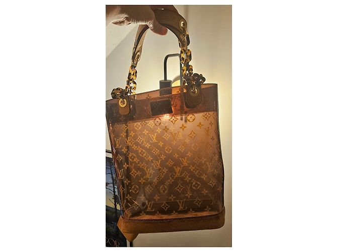 Louis Vuitton Sac Shopping MM Monogram Transparent Bolsa de Mão - vista 11