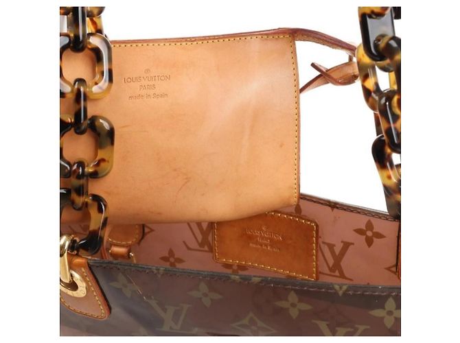 Louis Vuitton Sac Shopping MM Monogram Transparent Bolsa de Mão - vista 9