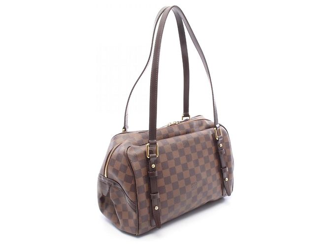 Borsa a tracolla Louis Vuitton Rivington GM Damier Ebene - vista 2