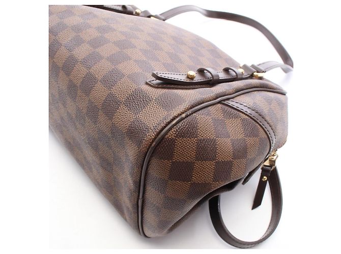 Borsa a tracolla Louis Vuitton Rivington GM Damier Ebene - vista 9