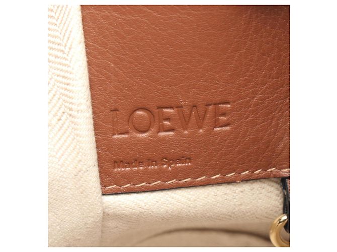 Borsa Loewe Hammock - Piccola borsa a mano in pelle marrone - vista 4