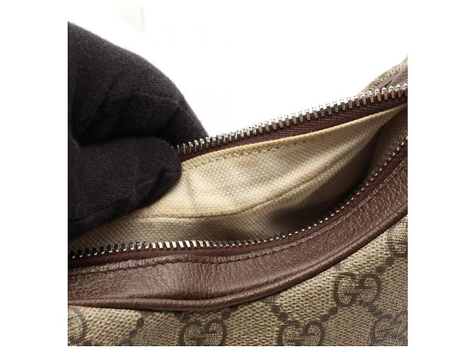 Borsa a tracolla Gucci GG Supreme Attache - vista 11